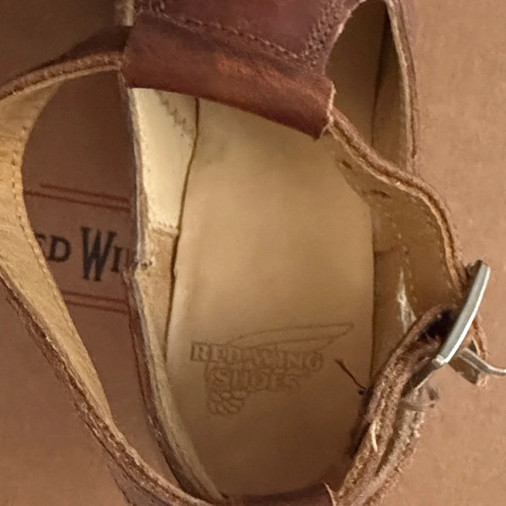 Red Wing Shoes Tan Leather Boots - Picture 4 of 5